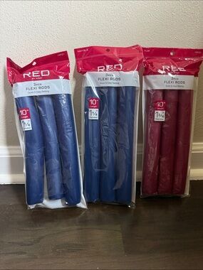 Red Flexi Rods Pack - Navy Blue and Plum